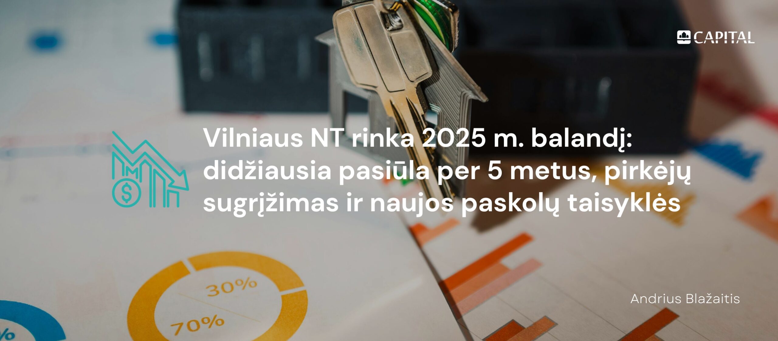 Vilniaus NT rinka 2025 m. balandį: didžiausia pasiūla per 5 metus, pirkėjų sugrįžimas ir naujos paskolų taisyklės